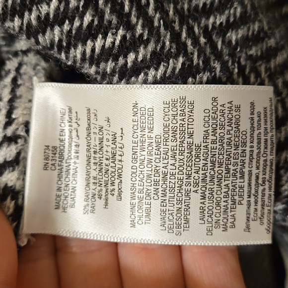 BCBG Houndstooth Sweater Dress - Picture 8 of 9